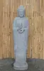  Product image 1 of the product “Standing Buddha made of Riverstone in Dharmachakra position - gesture of wheel of the teaching of Dharma. About 152cm height ”
